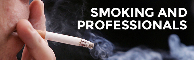 吸烟和专业人士